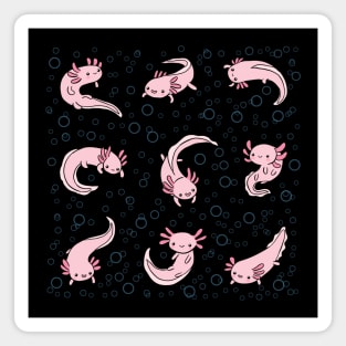 Axolotl cute cartoon illustration Magnet